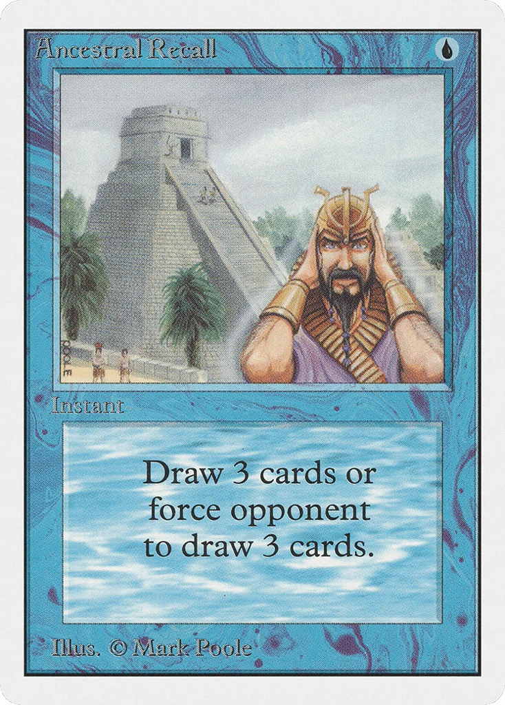 Ancestral Recall · Unlimited Edition