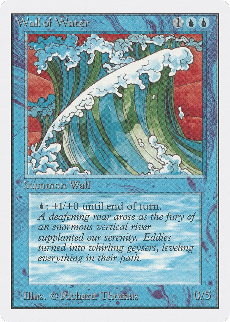 Wall of Water · Unlimited Edition