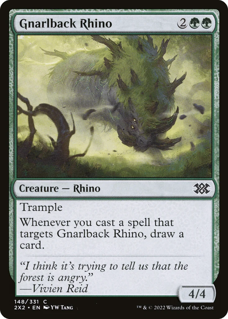 Gnarlback Rhino · Double Masters 2022