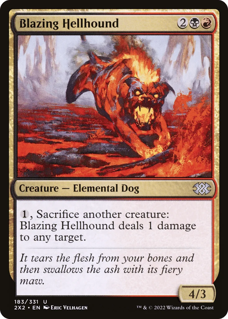 Blazing Hellhound · Double Masters 2022
