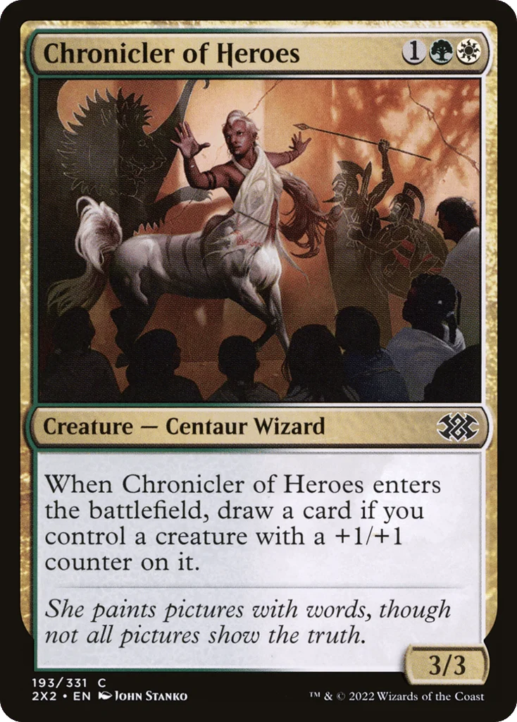 Chronicler of Heroes · Double Masters 2022
