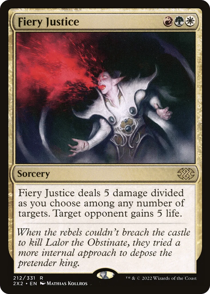 Fiery Justice · Double Masters 2022