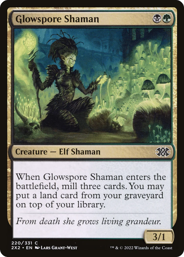 Glowspore Shaman · Double Masters 2022