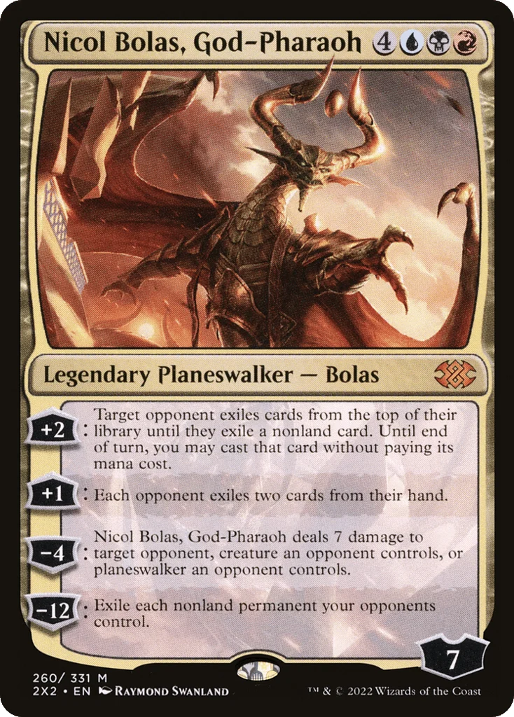 Nicol Bolas, God-Pharaoh · Double Masters 2022