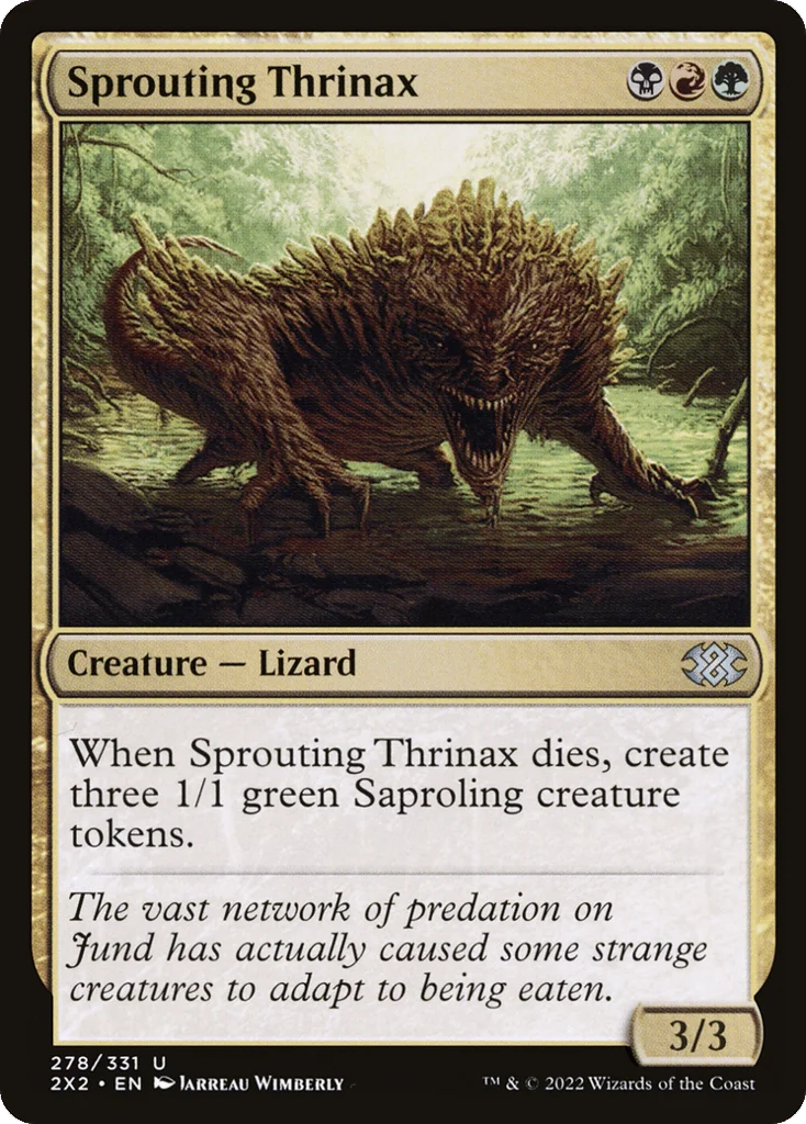 Sprouting Thrinax · Double Masters 2022