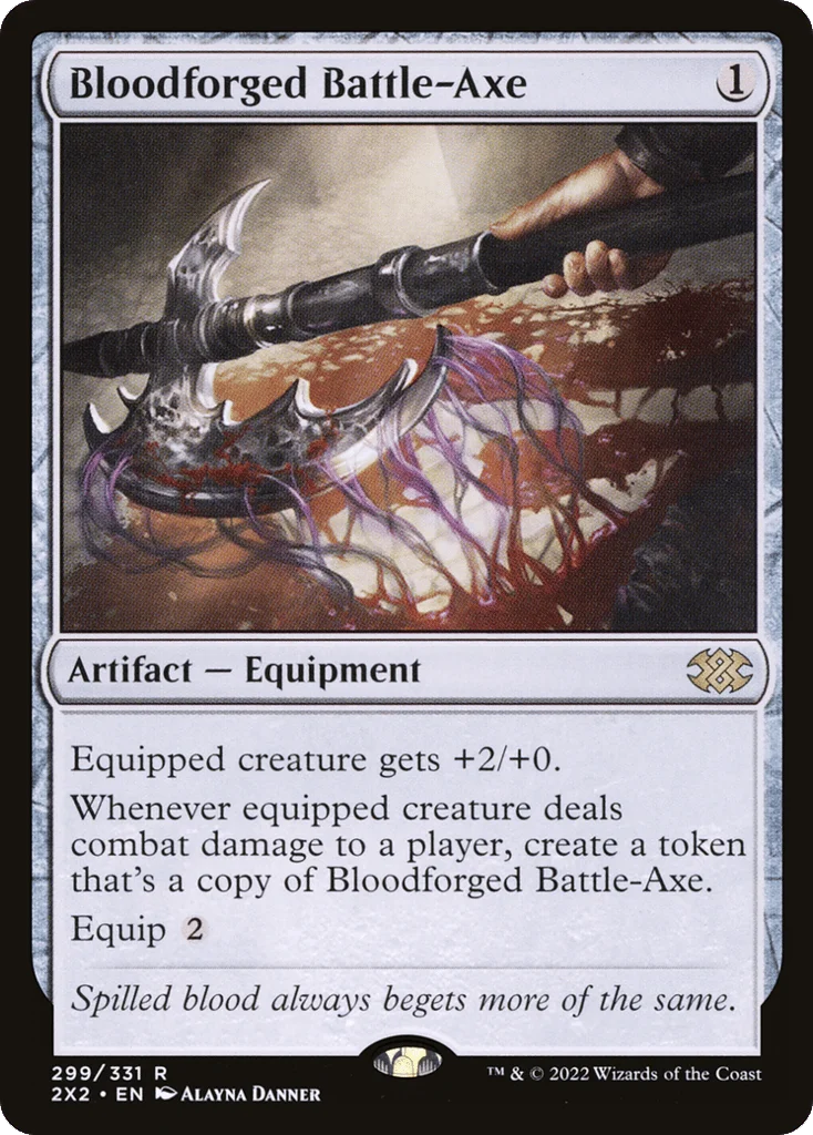 Bloodforged Battle-Axe · Double Masters 2022