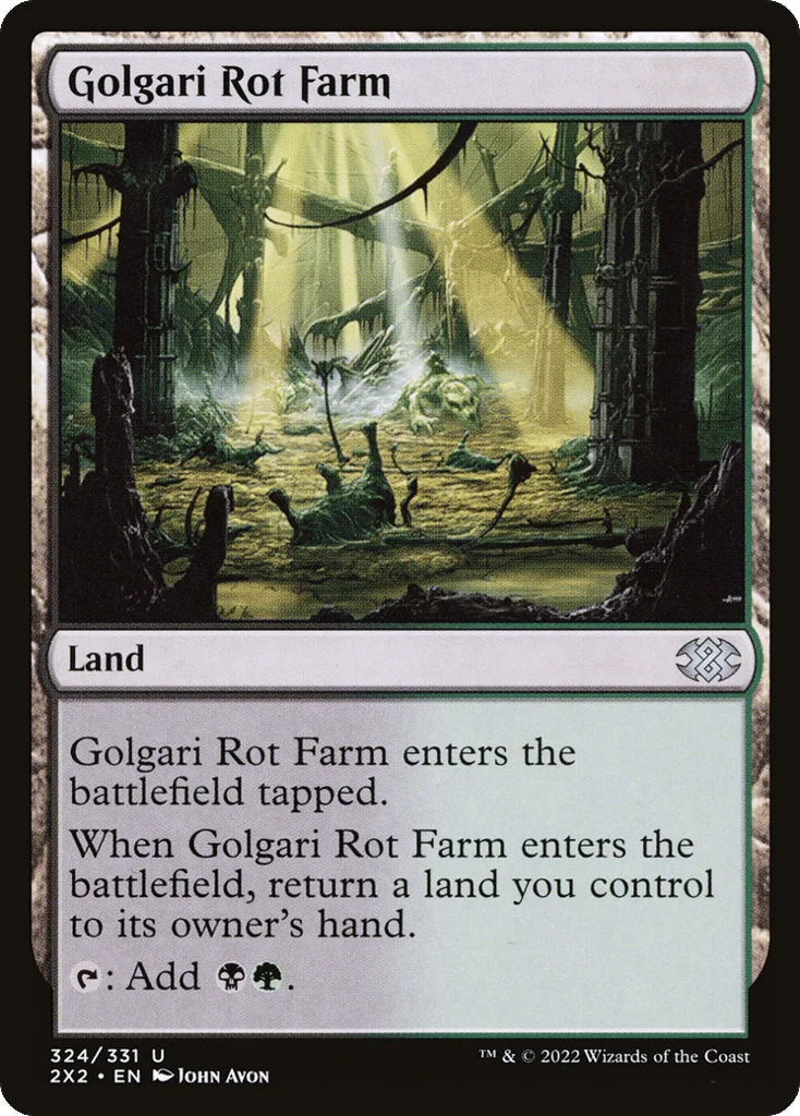 Golgari Rot Farm · Double Masters 2022