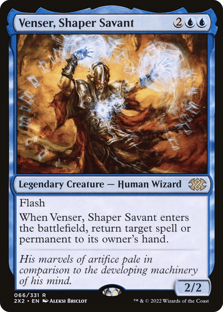 Venser, Shaper Savant · Double Masters 2022
