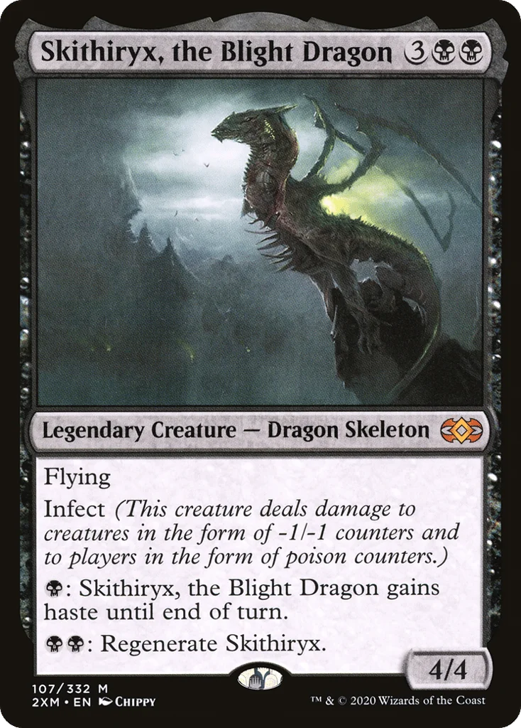 Skithiryx, the Blight Dragon · Double Masters