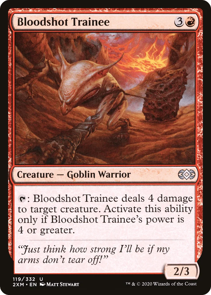 Bloodshot Trainee · Double Masters