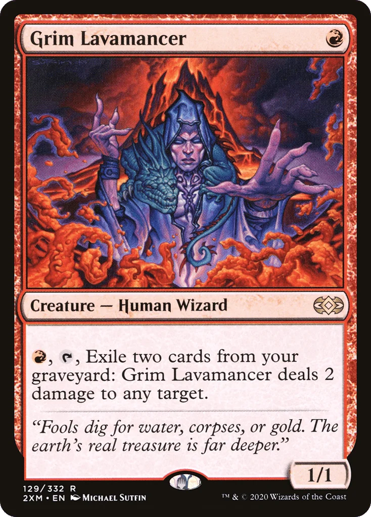 Grim Lavamancer · Double Masters