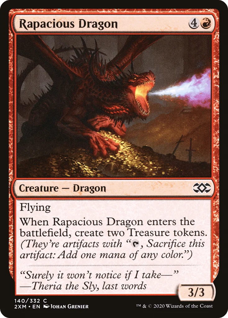 Rapacious Dragon · Double Masters