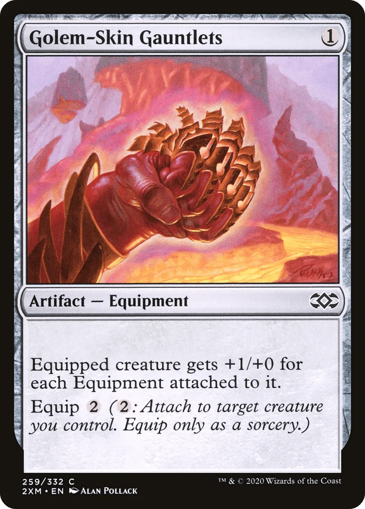 Golem-Skin Gauntlets · Double Masters