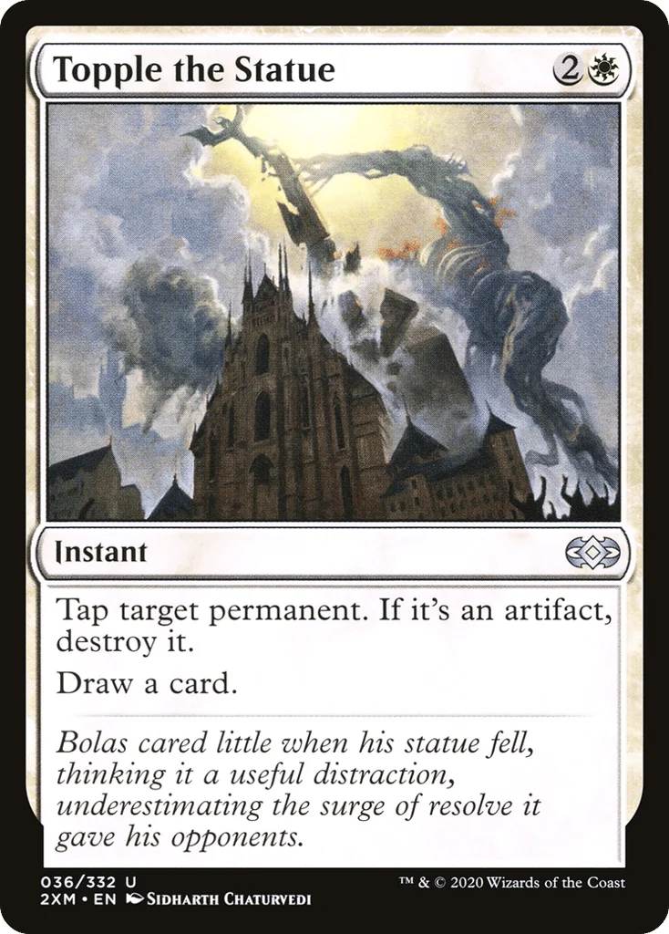Topple the Statue · Double Masters