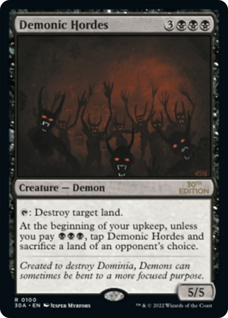 Demonic Hordes · 30th Anniversary Edition
