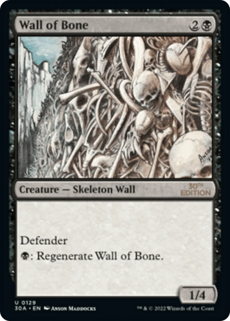 Wall of Bone · 30th Anniversary Edition