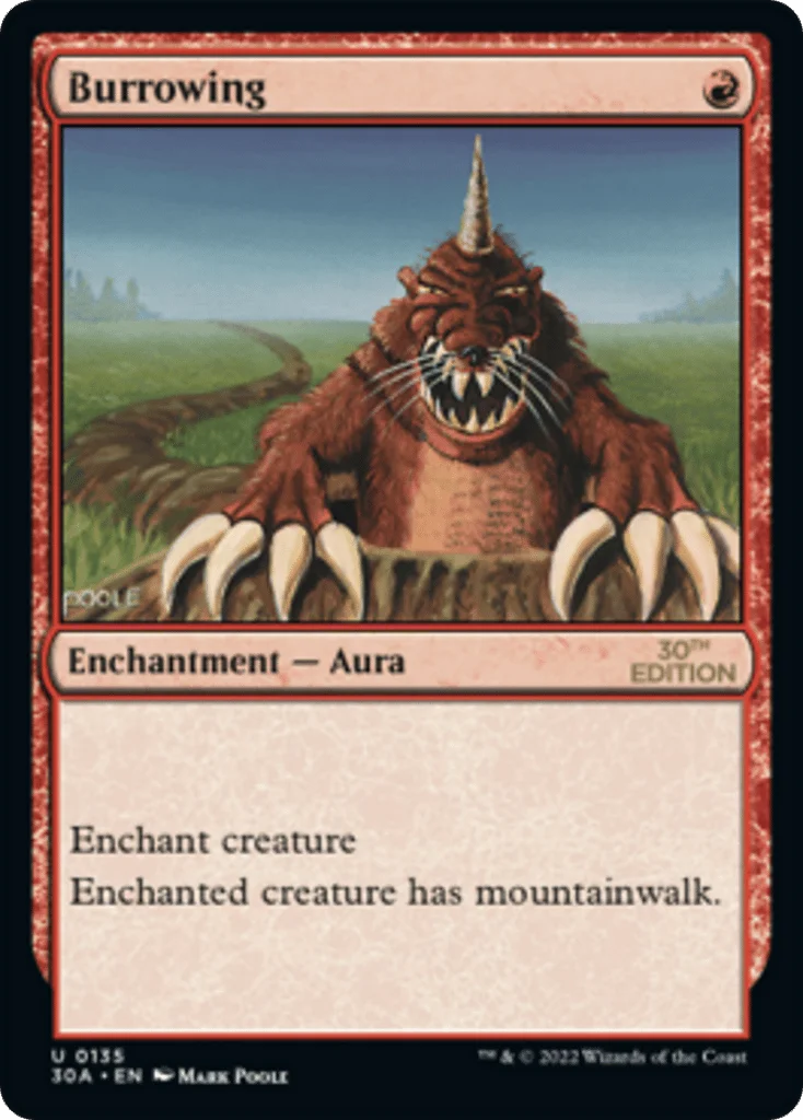Burrowing · 30th Anniversary Edition