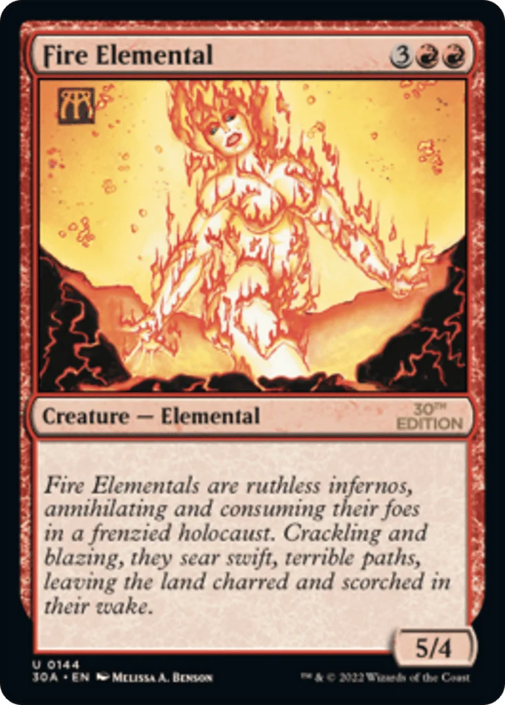 Fire Elemental · 30th Anniversary Edition