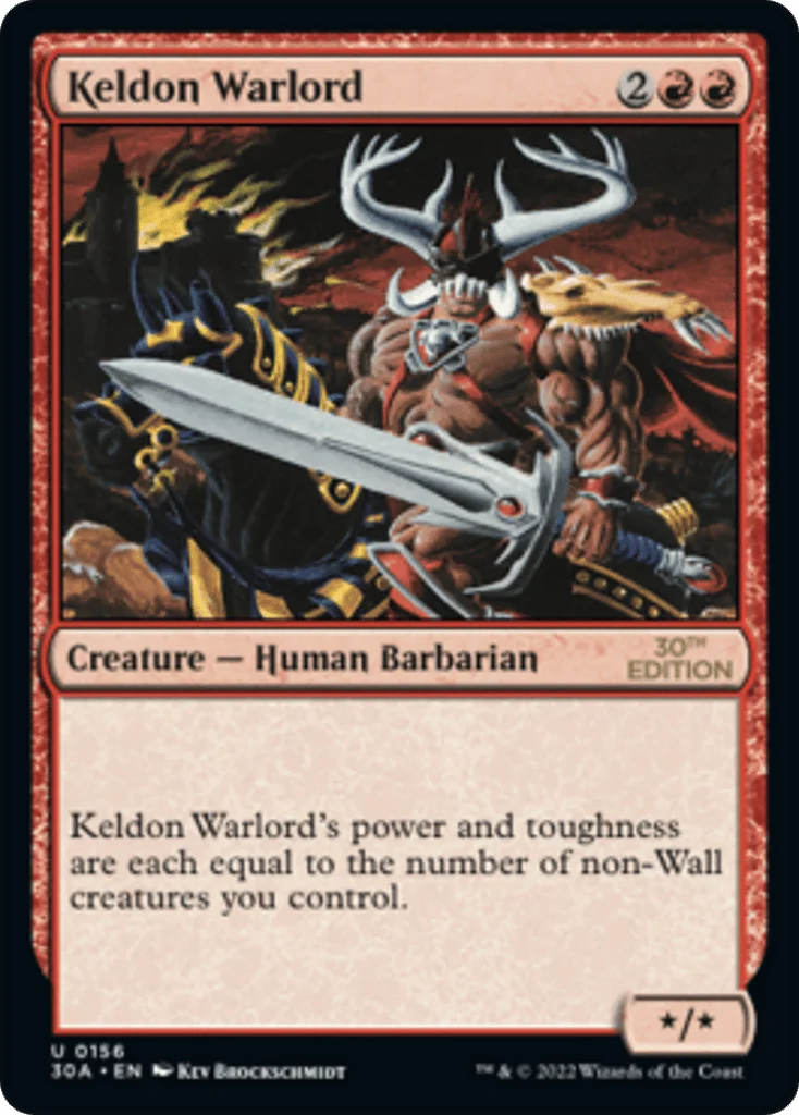 Keldon Warlord · 30th Anniversary Edition