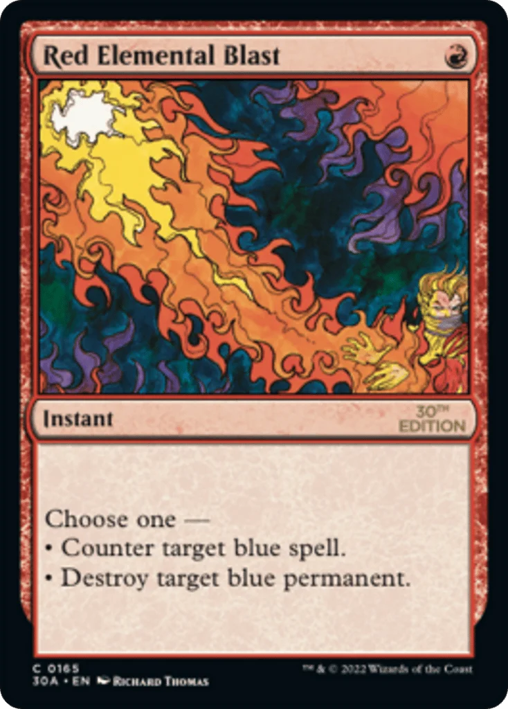 Red Elemental Blast · 30th Anniversary Edition