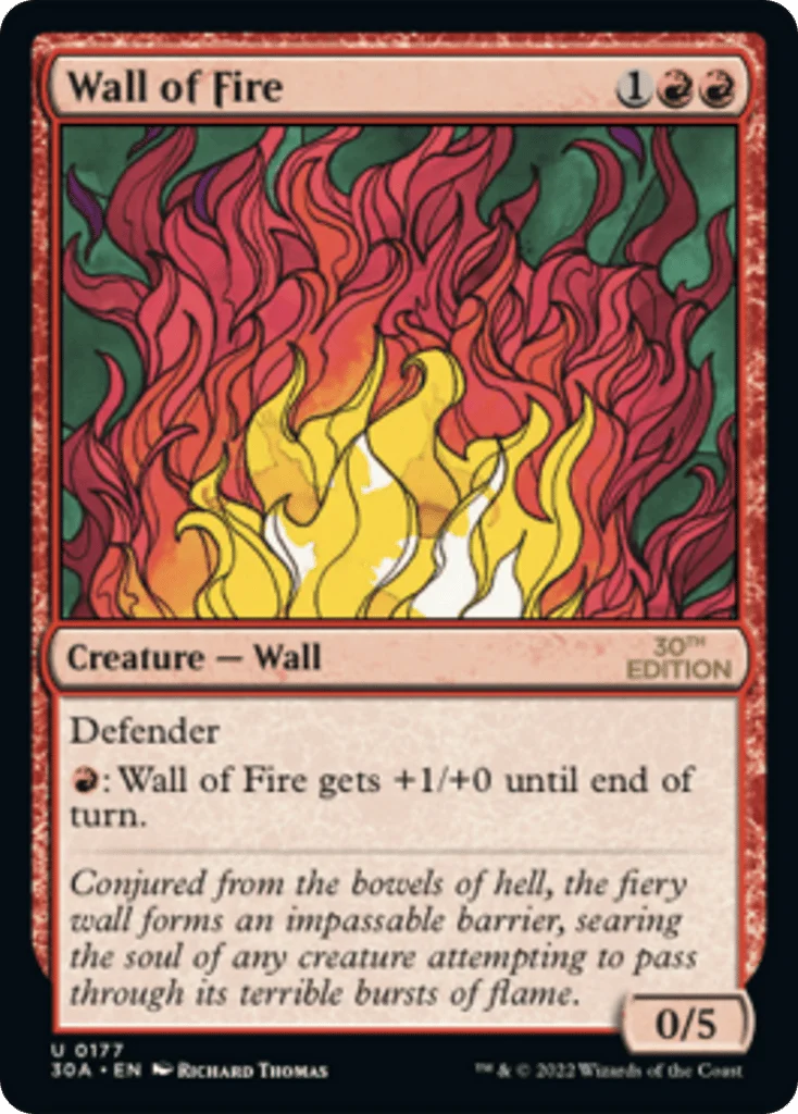Wall of Fire · 30th Anniversary Edition