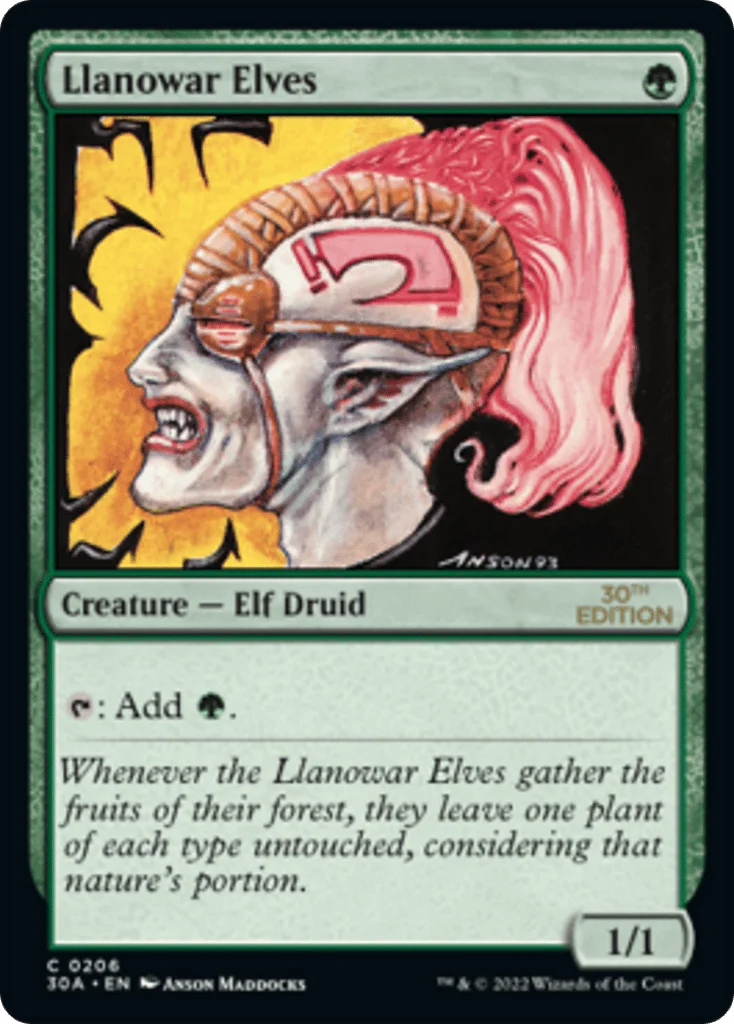 Llanowar Elves · 30th Anniversary Edition