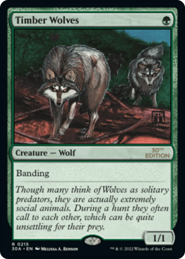 Timber Wolves · 30th Anniversary Edition