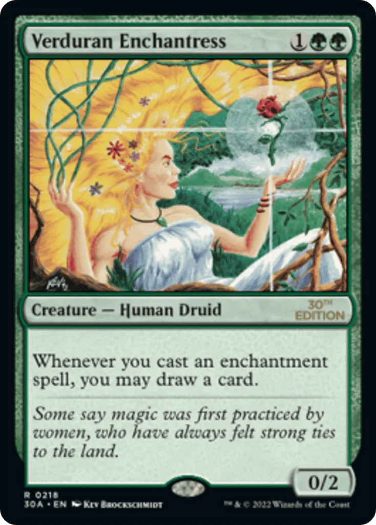 Verduran Enchantress · 30th Anniversary Edition
