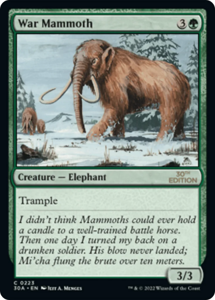 War Mammoth · 30th Anniversary Edition