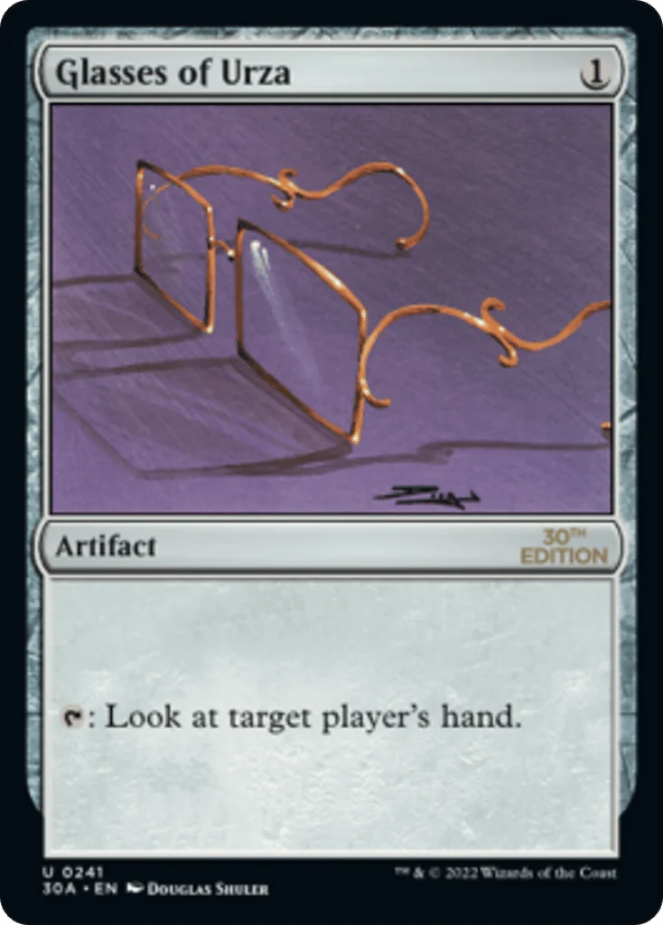 Glasses of Urza · 30th Anniversary Edition