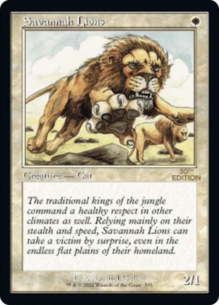 Savannah Lions · 30th Anniversary Edition