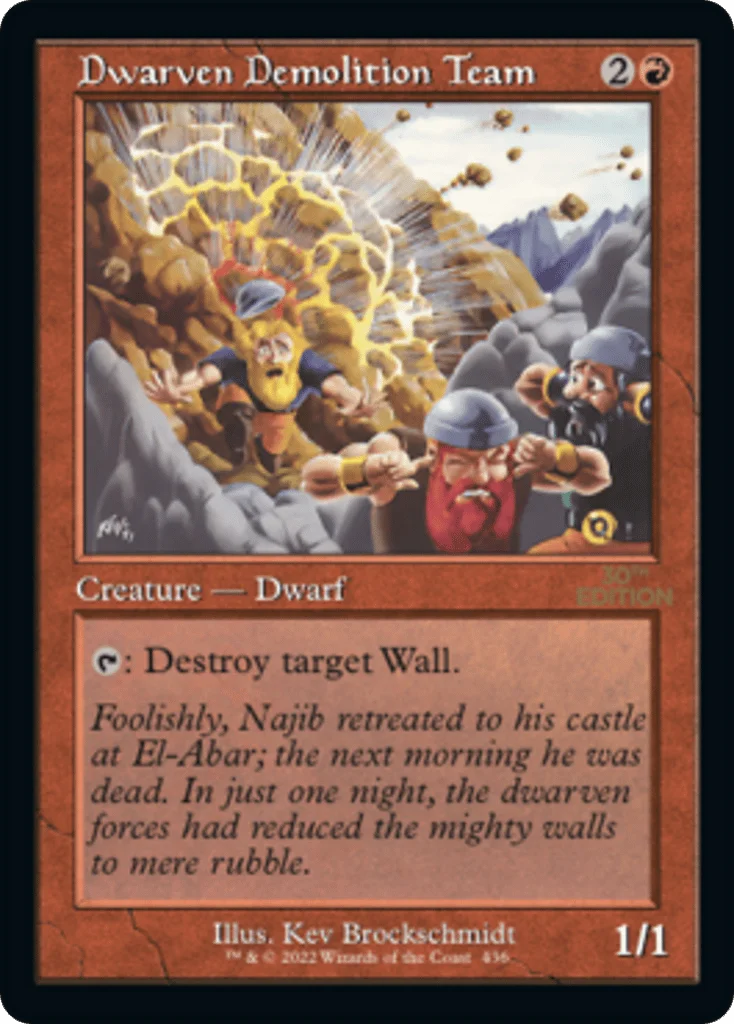 Dwarven Demolition Team · 30th Anniversary Edition