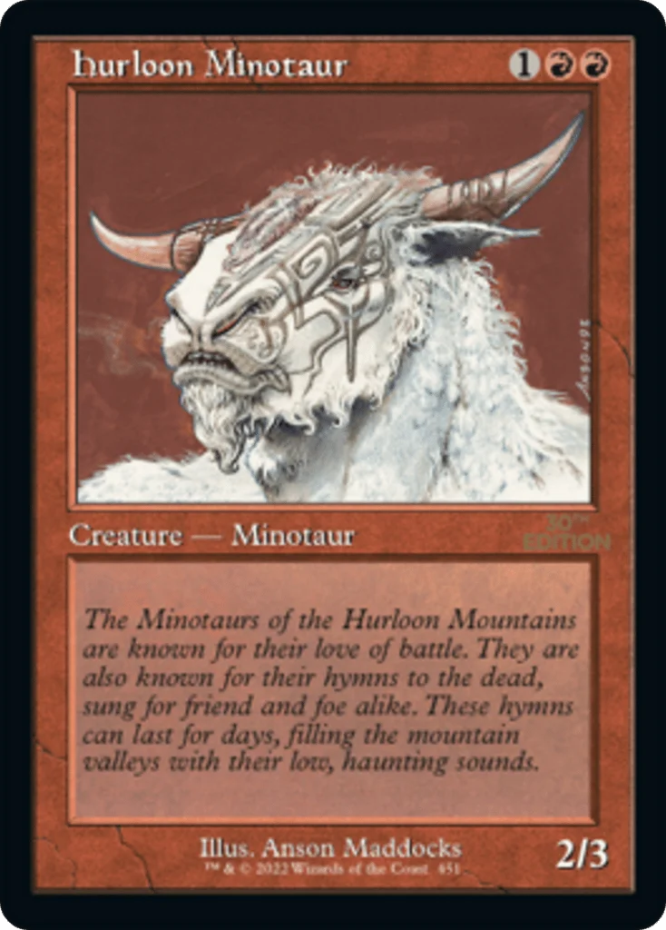 Hurloon Minotaur · 30th Anniversary Edition