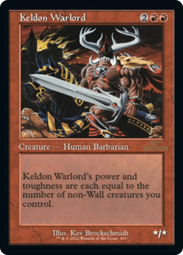 Keldon Warlord · 30th Anniversary Edition