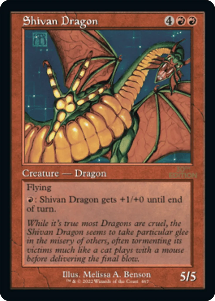 Shivan Dragon · 30th Anniversary Edition