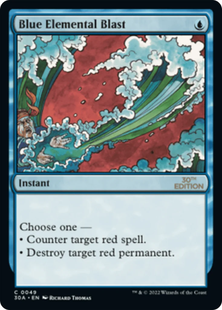 Blue Elemental Blast · 30th Anniversary Edition