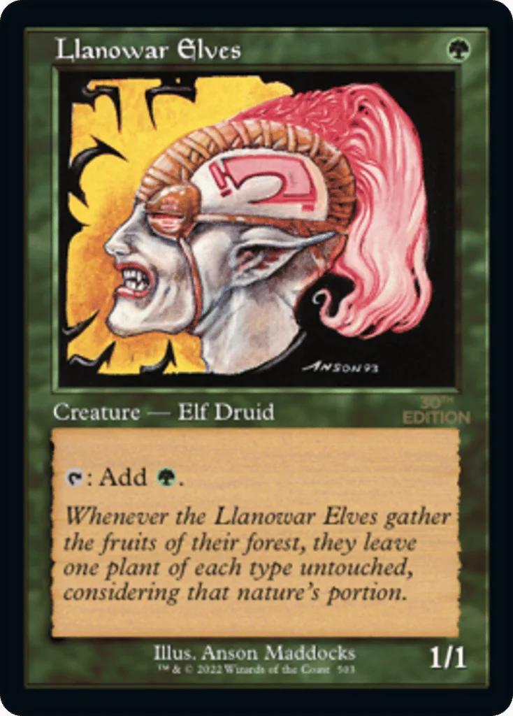 Llanowar Elves · 30th Anniversary Edition