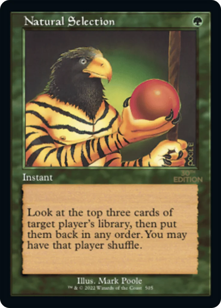 Natural Selection · 30th Anniversary Edition