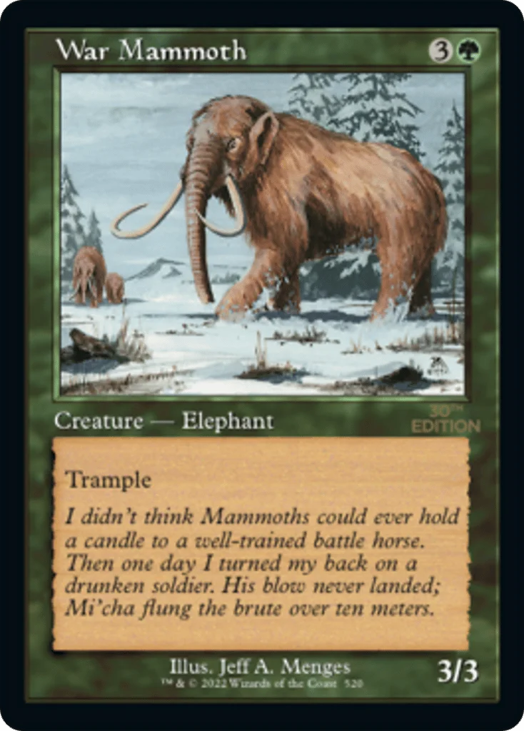 War Mammoth · 30th Anniversary Edition