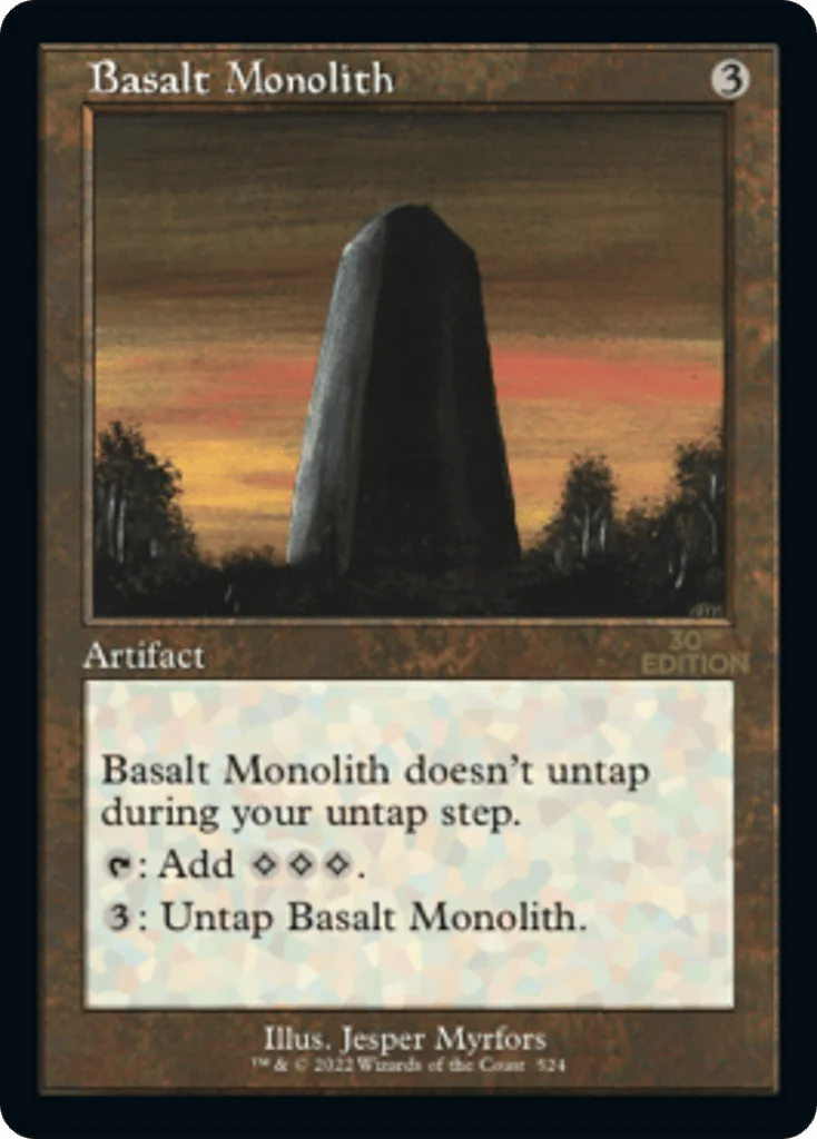 Basalt Monolith · 30th Anniversary Edition