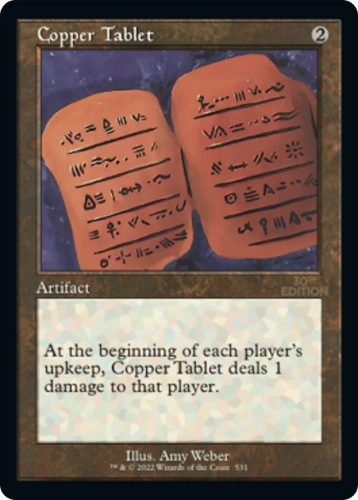 Copper Tablet · 30th Anniversary Edition