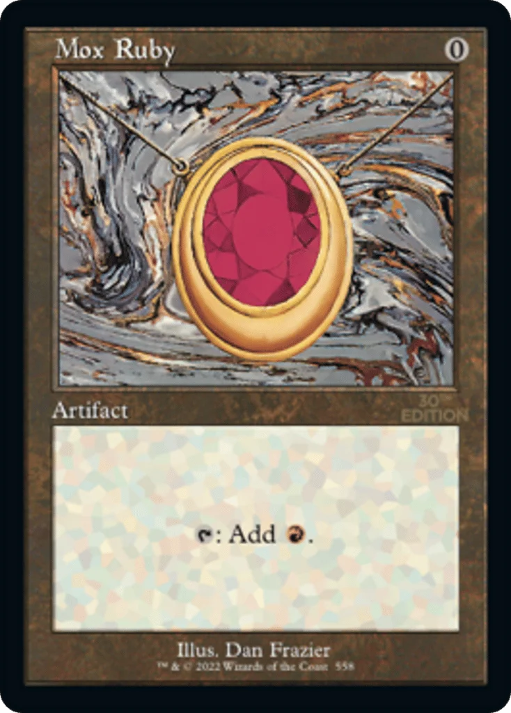Mox Ruby · 30th Anniversary Edition