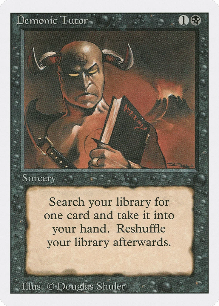 Demonic Tutor · Revised Edition