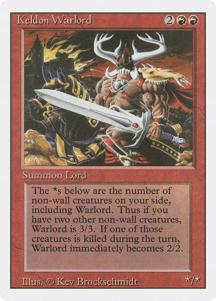 Keldon Warlord · Revised Edition