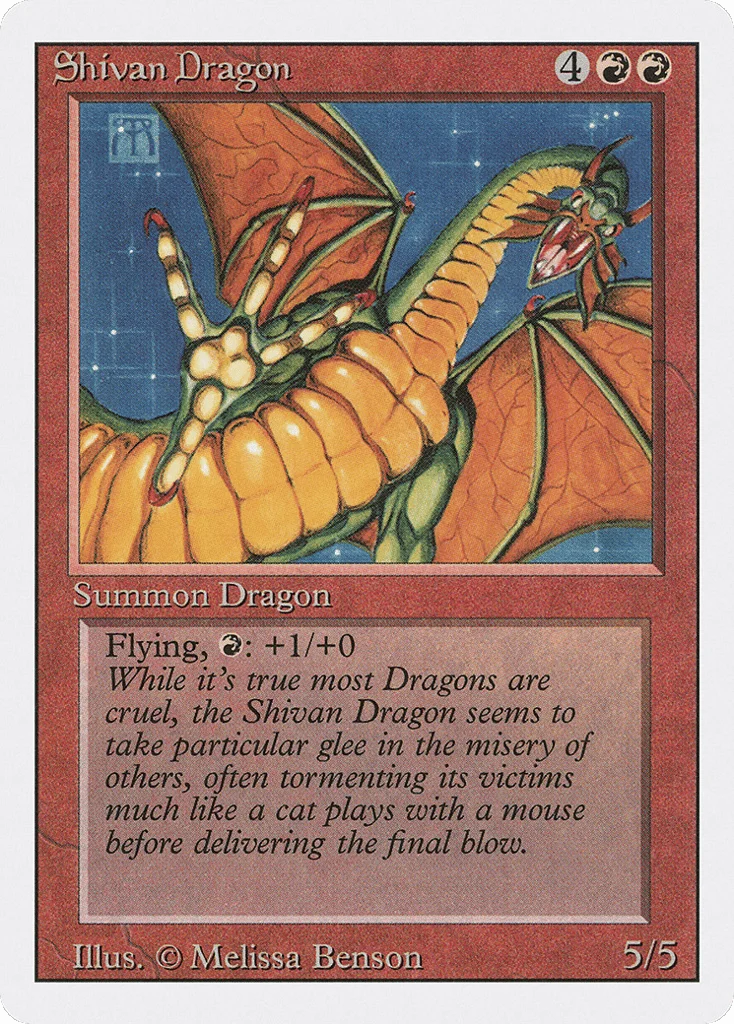 Shivan Dragon · Revised Edition