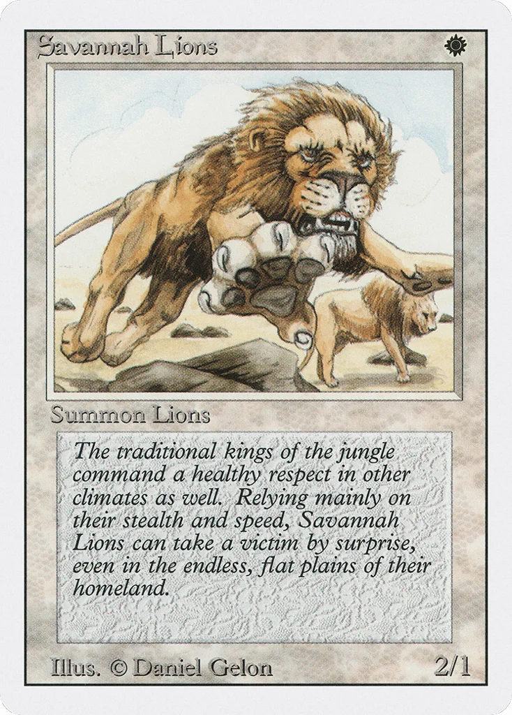 Savannah Lions · Revised Edition
