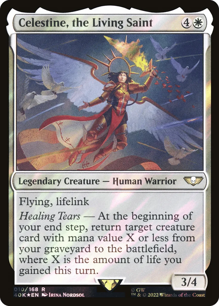 Celestine, the Living Saint · Warhammer 40,000 Commander