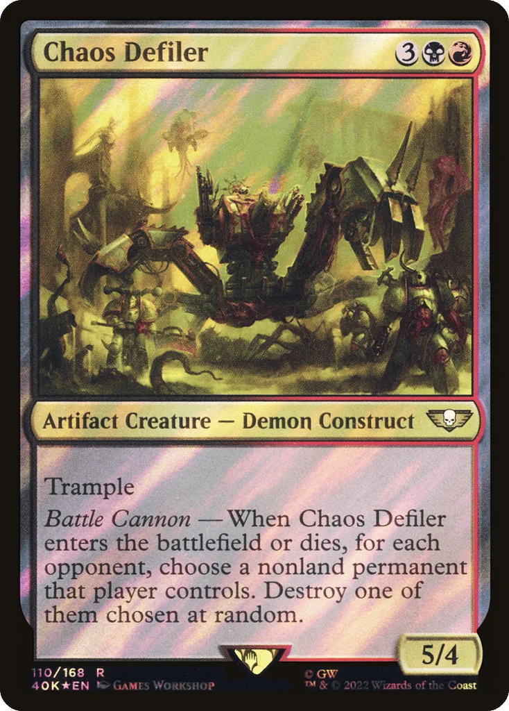 Chaos Defiler · Warhammer 40,000 Commander