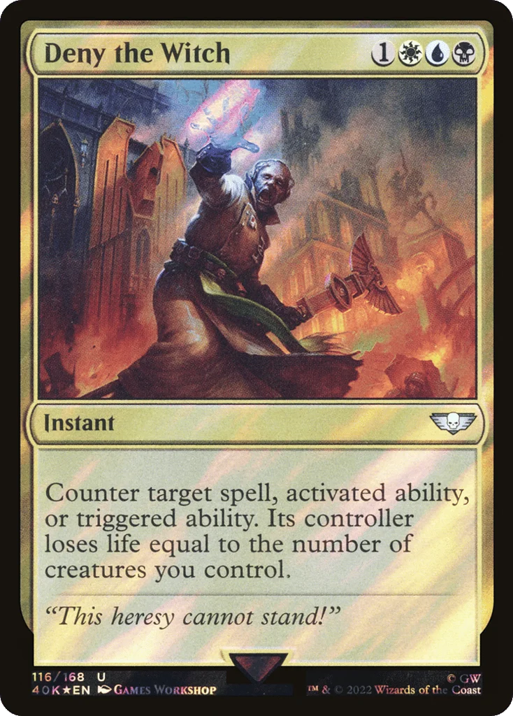 Deny the Witch · Warhammer 40,000 Commander