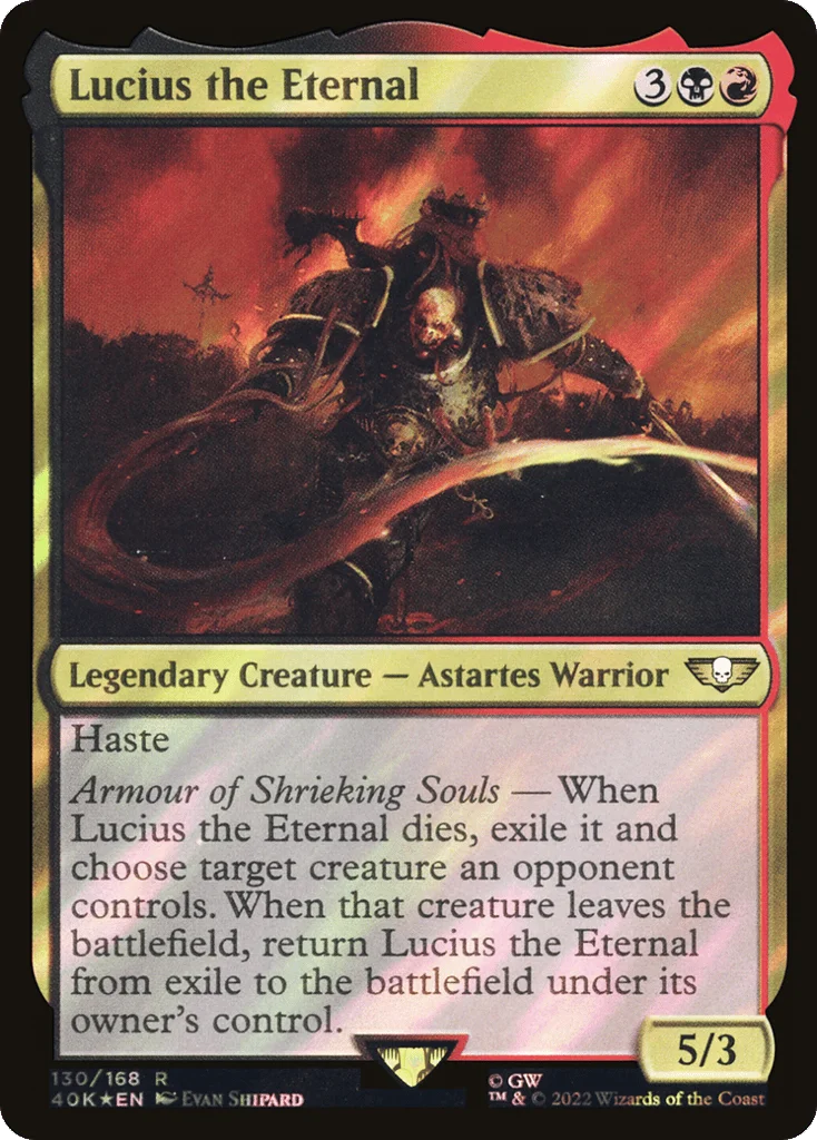 Lucius the Eternal · Warhammer 40,000 Commander